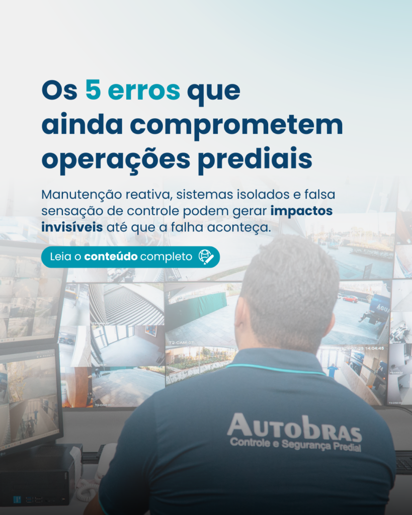 Os 5 erros mais comuns na manutenção de sistemas prediais